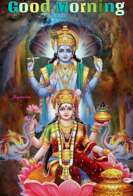 Good Morning Lord Visnu Image