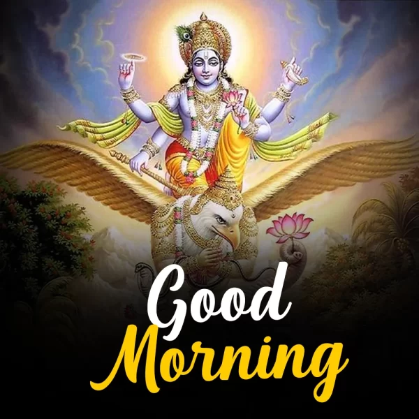 Shri Vishnu Bhagwan Good Morning Image