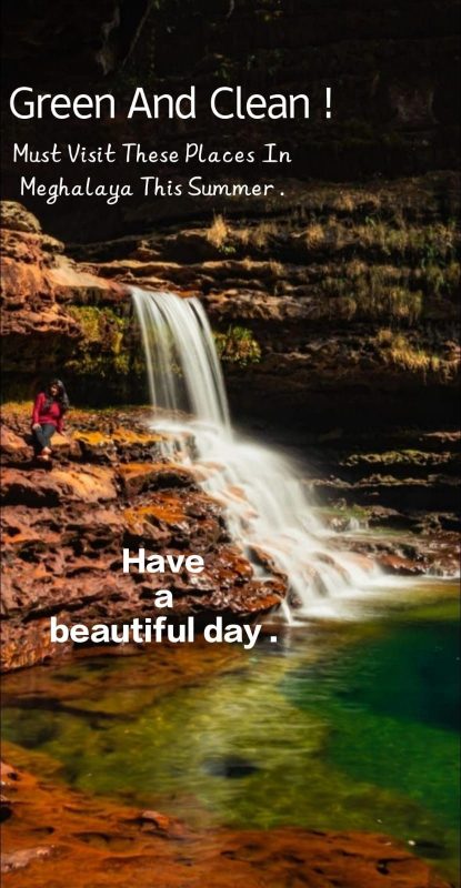 The Waterfall Is Nature Laughter Good Morning
