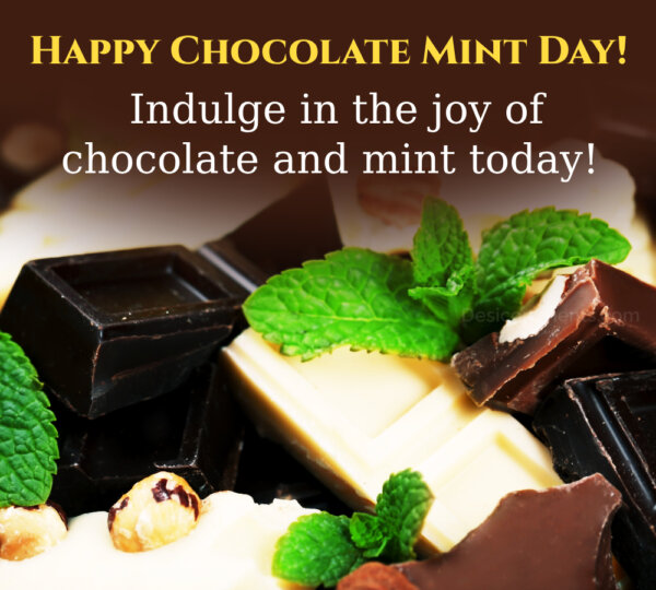 Happy Chocolate Mint Day Today