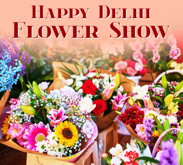 Happy Delhi Flower Show Pic