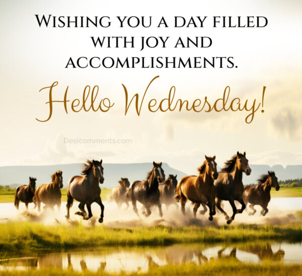 Wishing You A Day Filled With Joy Hello Wednesday