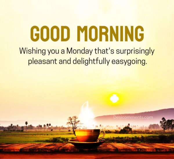 Wishing You A Delightfully Monday Good Morning
