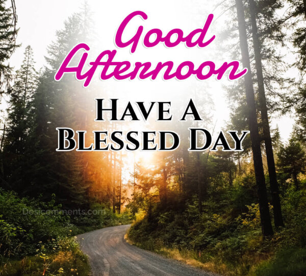 Good Afternoon