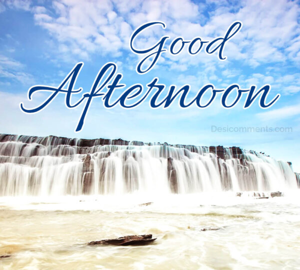 Good Afternoon Waterfall Image