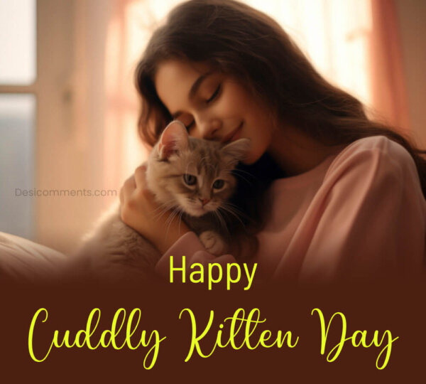 Cuddly Kitten Day Picture
