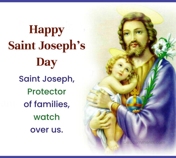 Happy Saint Joseph’s Day Protector Of Families