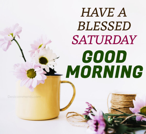 Have A Blessed Saturday Good Morning