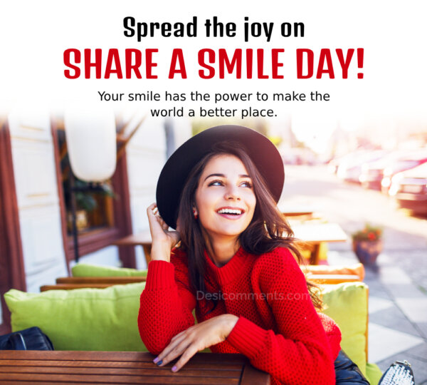 Spread The Joy On Share A Smile Day