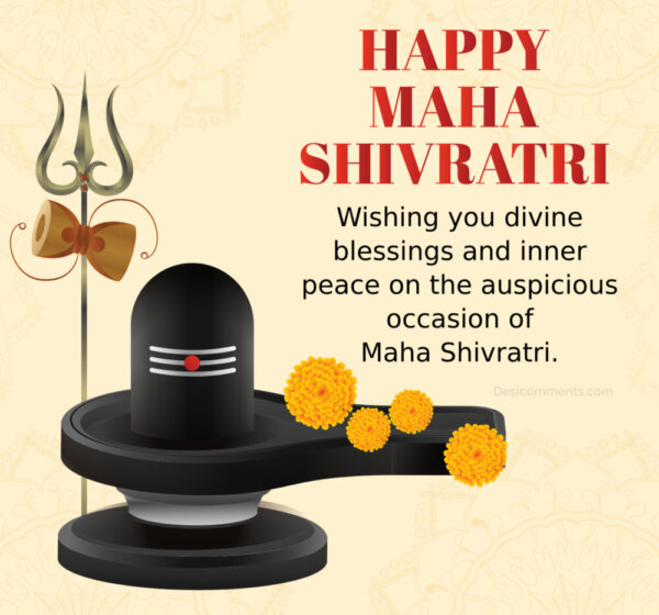 Wishing You A Divine Blessings And Happy Maha Shivaratri