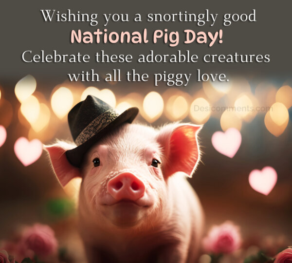 Wishing You A Snortingly Good National Pig Day