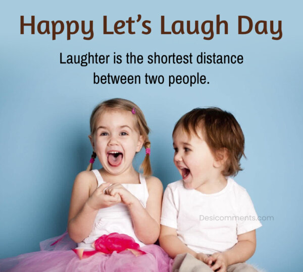 Happy Let’s Laugh Day Beautiful Image