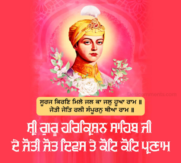 Sri Guru Harkrishan Sahib Ji Joti Jot Diwas Image