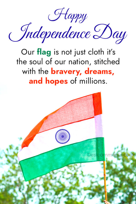 Happy Independence Day Wonderful Message Pic