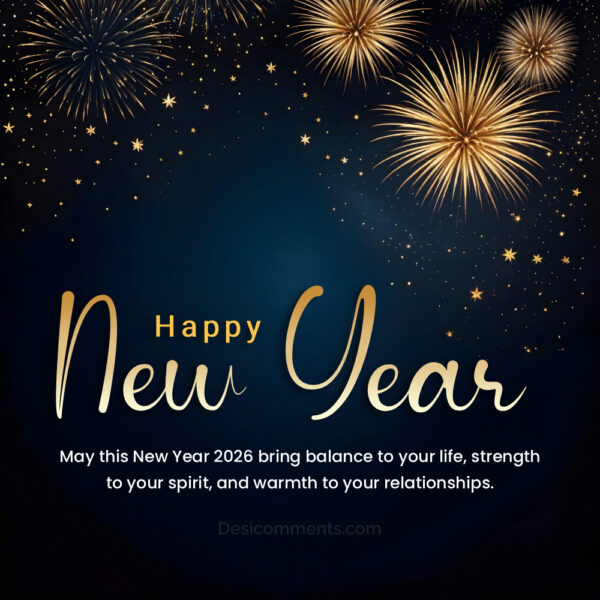 Happy New Year 2026 Amazing Wish Photo