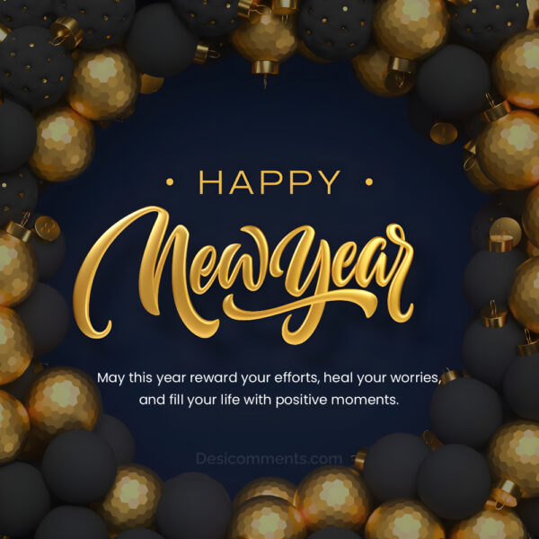 Happy New Year Beautiful Greeting Image