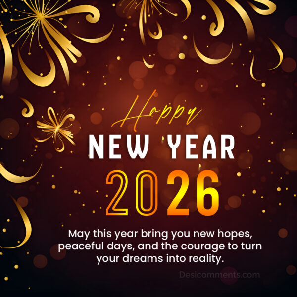 Happy New Year Lovely Greeting Image