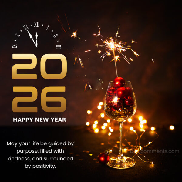 Lovely Happy New Year Message Picture