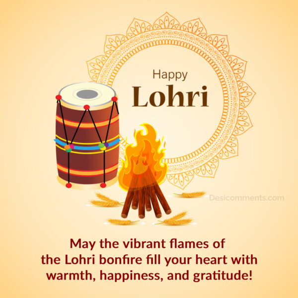 Happy Lohri Lovely Status Image For Fb