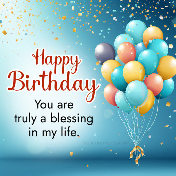 Happy Birthday Truly Blessing Image