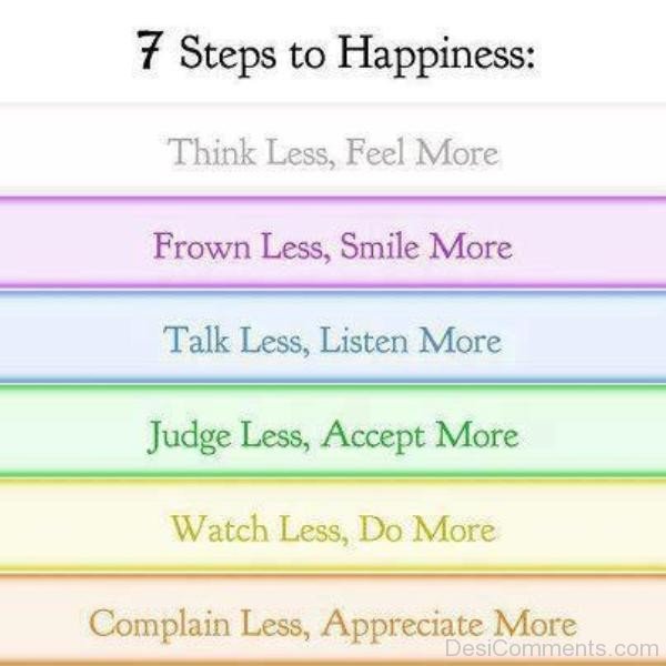 7 Steps To Happiness