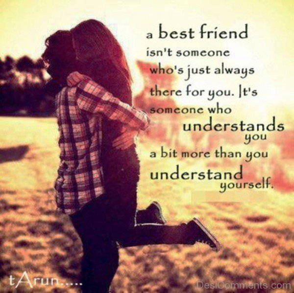 A Best Friend Isn’t Someone