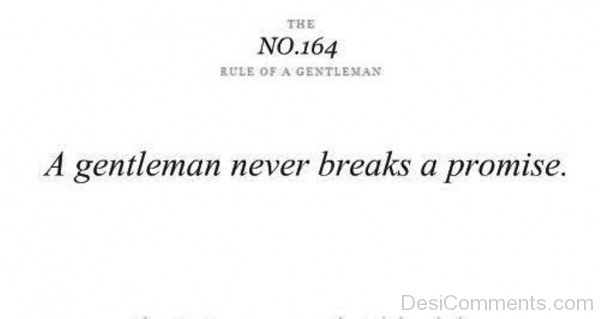 A Gentleman Never Breaks A Promise-yuk501DESI01