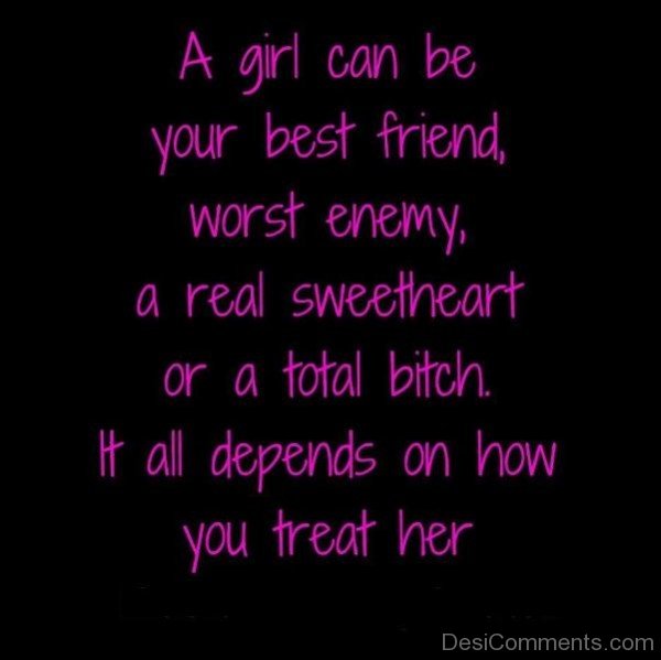 A Girl Can Be Your Best Friend