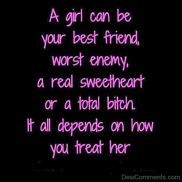 A Girl Can Be Your Best Friend