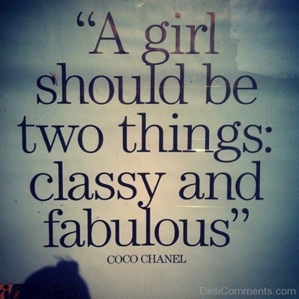 A Girl Should Be Two Things