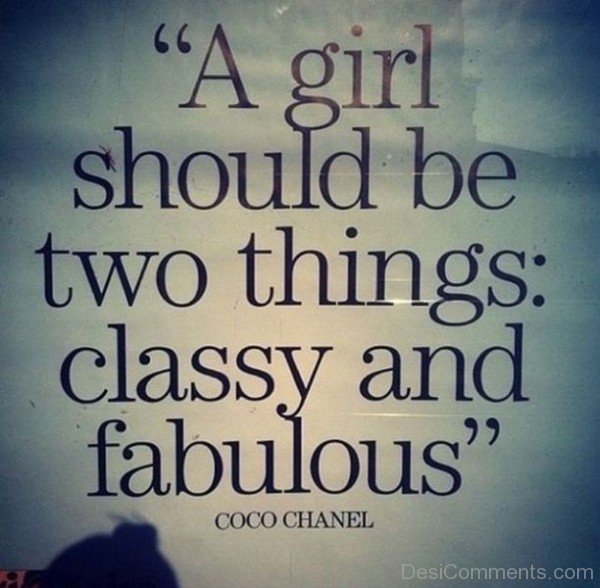 A Girls Should Be Two Things