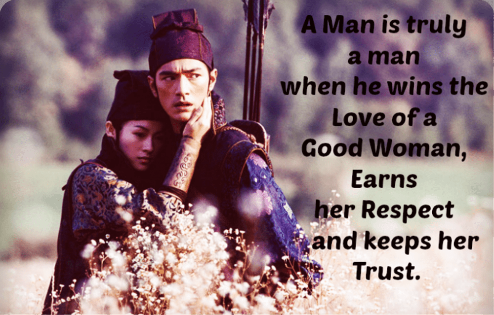 Earn her living. Respect women. With Love and respect!. Love is respect. When she respect the.