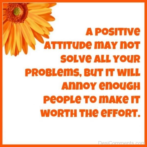 A Positive Attitude Quote