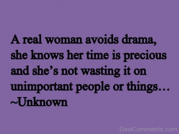 A Real Woman Avoids Drama-DC698D2