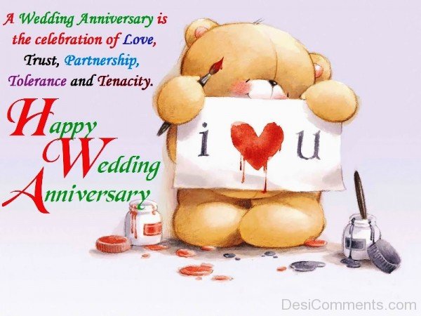 A Wedding Anniversary Is The Celebration