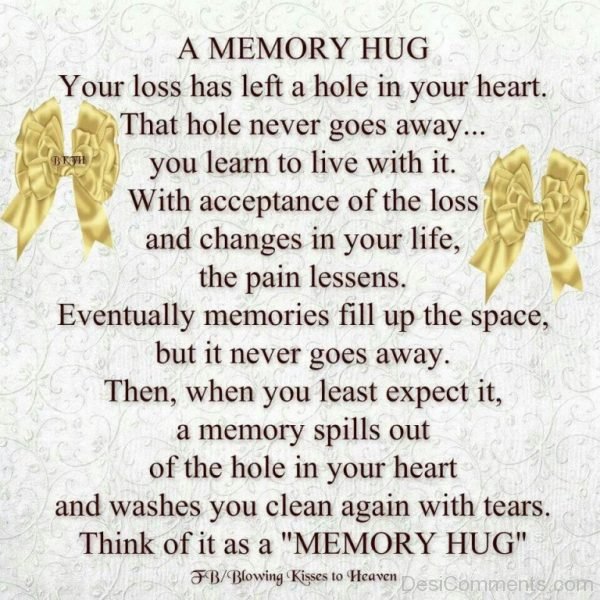 A memory hug