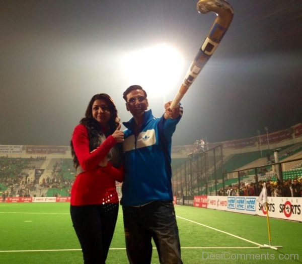 Akshay Kumar In Hockey Ground