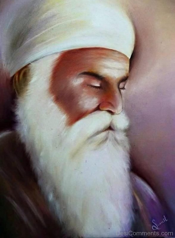 Amazing Picture Of Guru Nanak Dev Ji