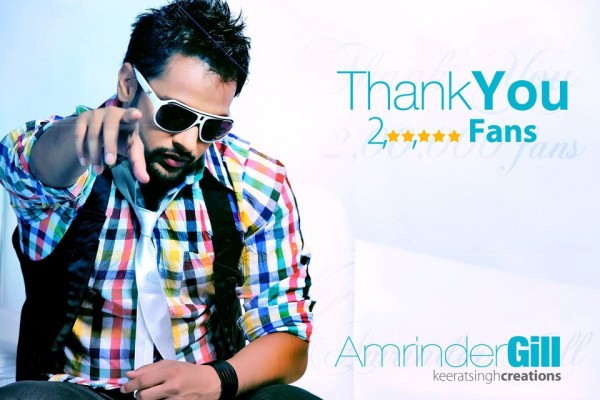 Amrinder gill In Beautiful T-Shirt