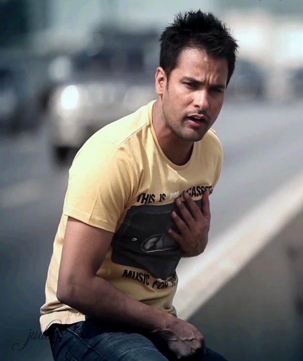Amrinder gill during a video song