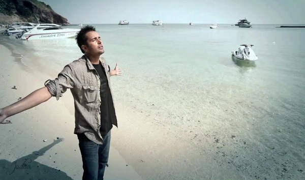 Amrinder gill on a beach