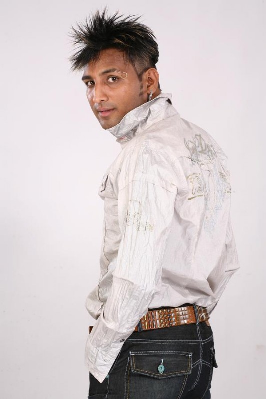 Amrit Saab In White T-Shirt