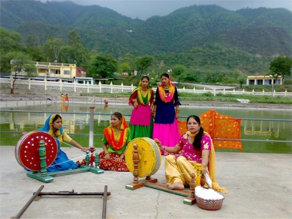 Amrita Virk During Her Shooting