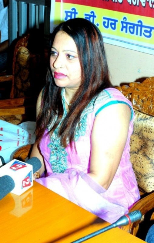 Amrita Virk During An Interview