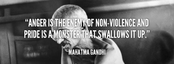 Anger Is The Enemy Of  Non Violence -dc1247