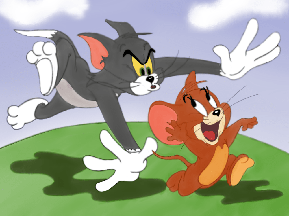 Angry Image Of Tom With Jerry - DesiComments.com