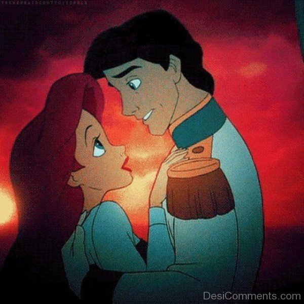 Ariel With Prince Eric Image