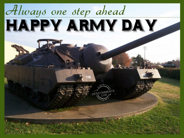 Army Day - Always One Step Ahead