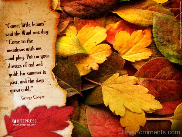 Autumn Wordings