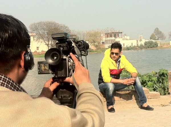 Babbal Rai During Shooting Scene